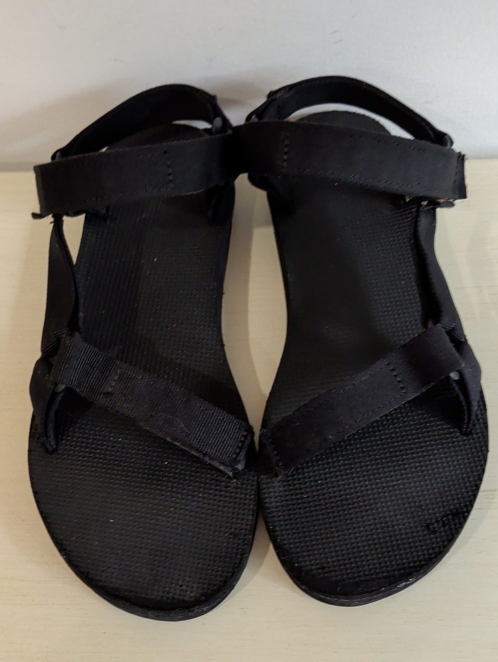 Teva Black Water Sandals Size 10